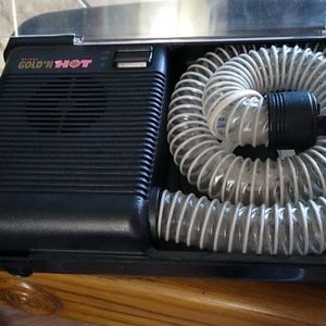 Gold'n hot portable hooded hair dryer